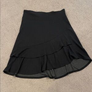 Horny Toad Black A-Line Layered Skirt